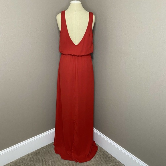 Show Me Your Mumu Kendall Red Side Slit Maxi Dress - Picture 5 of 10
